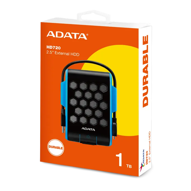 HDD portabil extern ADATA HD720 1 TB Negru | Albastru