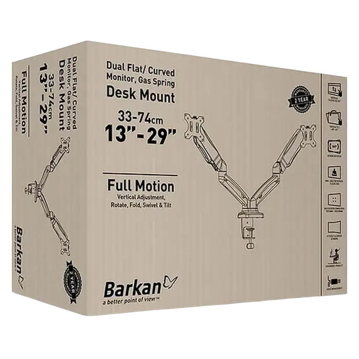 Настольный кронштейн для монитора BARKAN M142P Черный