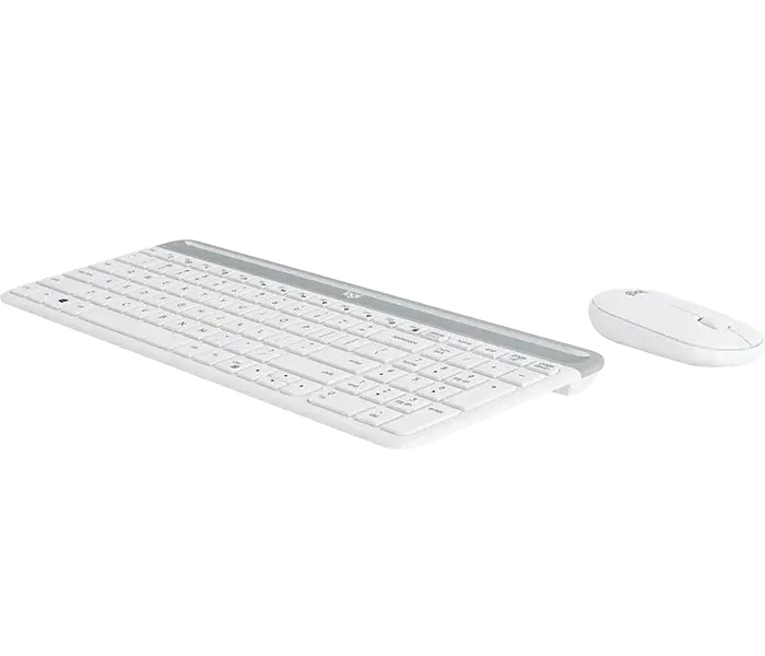 Set Tastatură + Mouse Logitech MK470 Membrană Alb