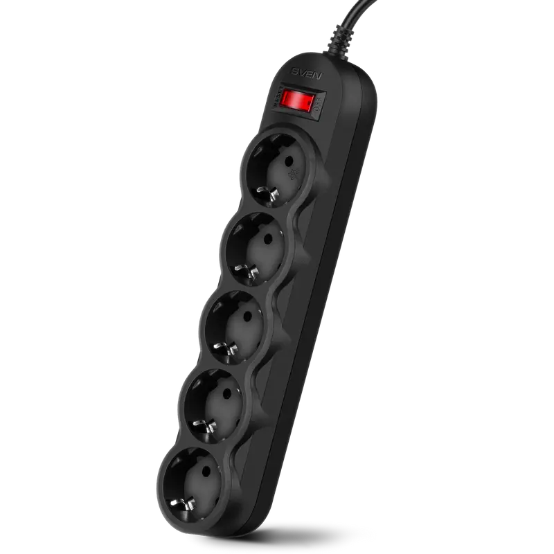 Prelungitor electric SVEN SF-05L Negru