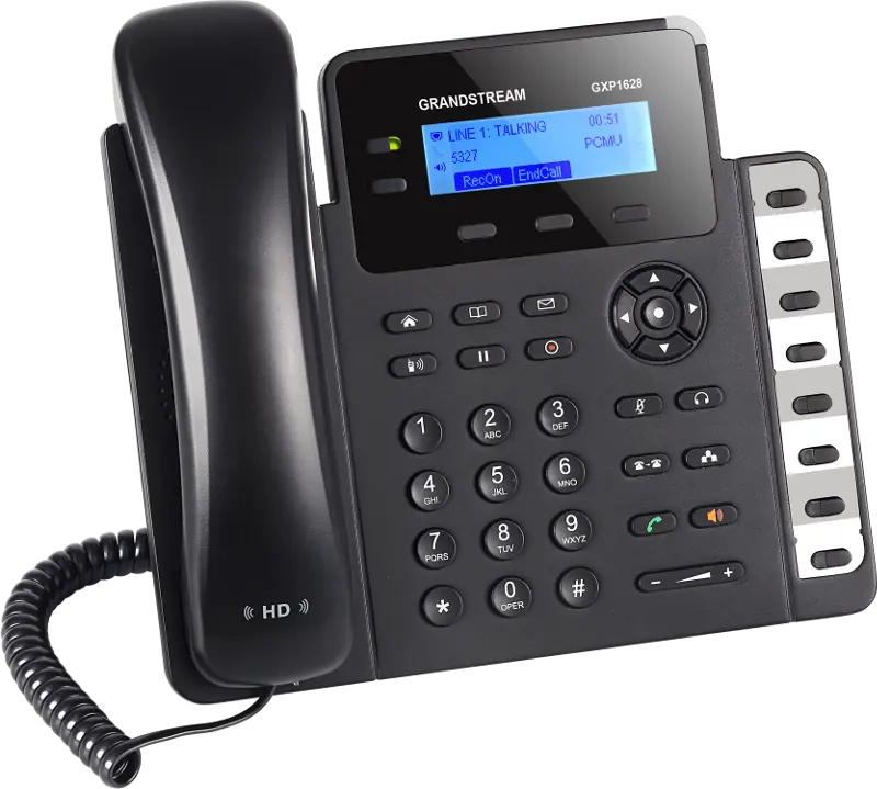 IP Телефон Grandstream GXP1628 Черный