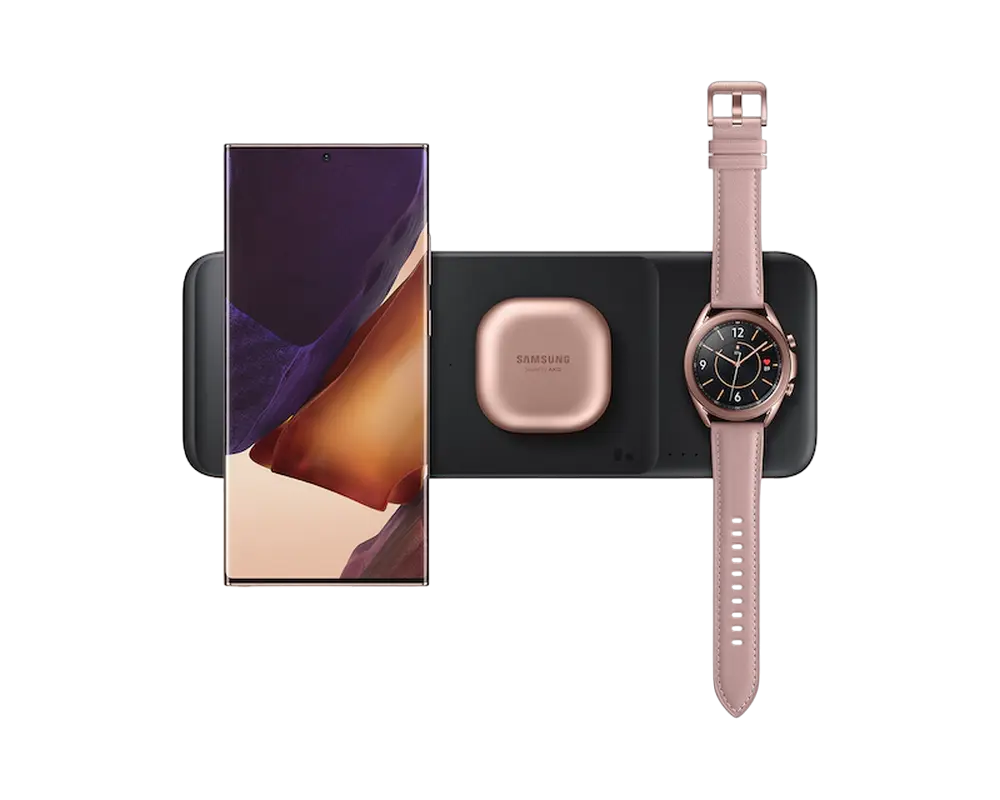 Беспроводная зарядка Samsung Trio Черный