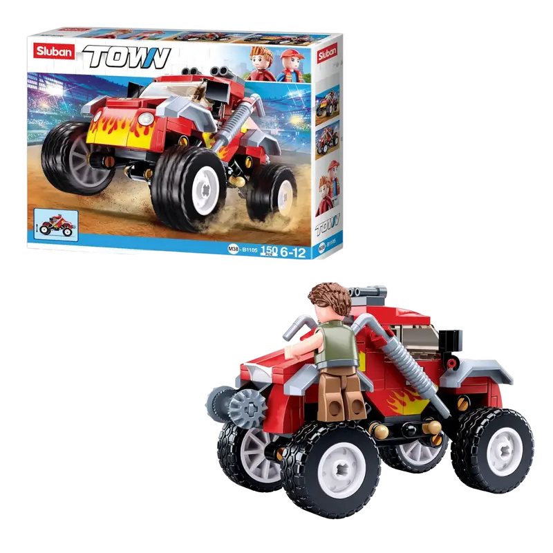 Конструктор Sluban Town - Red SUV Красный
