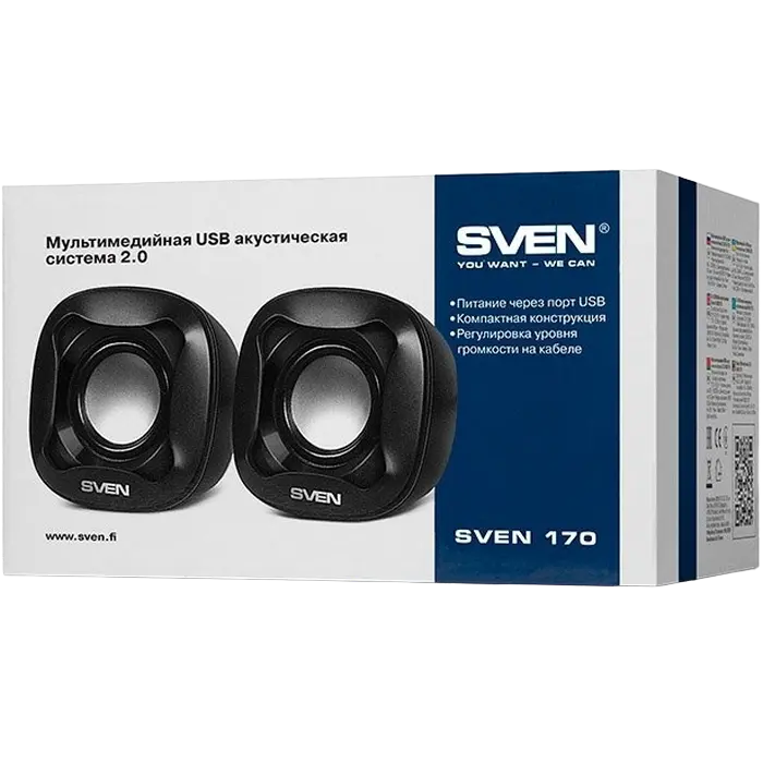 Boxe pentru calculator SVEN 170 Negru