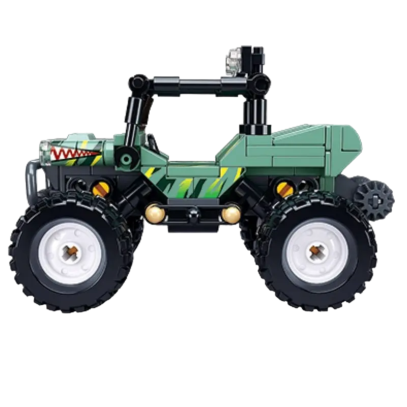 Конструктор Sluban Town - Green SUV Зелёный