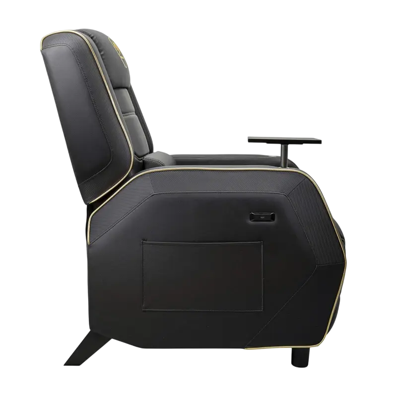 Игровое кресло Cougar Ranger Pro Royal ПВХ Кожа Черный | Золотистый