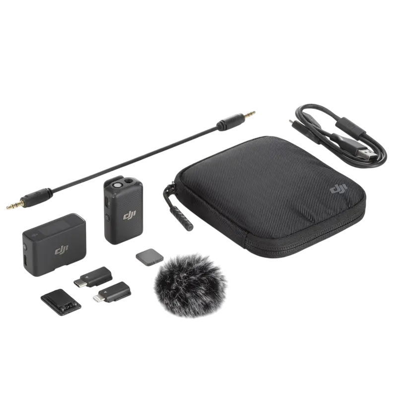 Портативный записывающий микрофон DJI Mic 3 Transmitter Беспроводной Черный