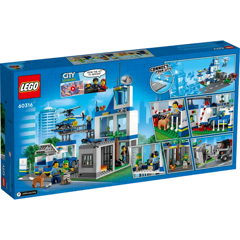 Конструктор LEGO Police Station Разноцветный