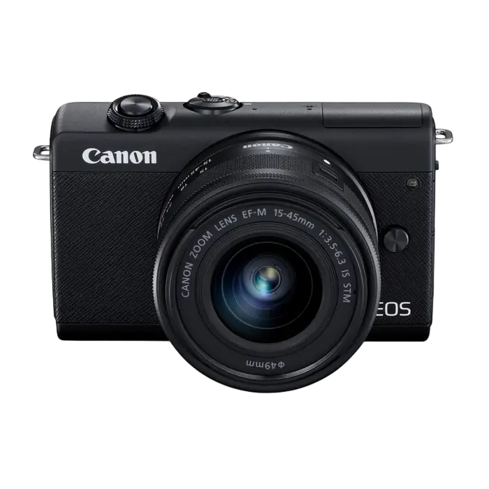 Aparat Foto Mirrorless Canon EOS M200 & EF-M 15-45 IS & EF-M 55-200 IS