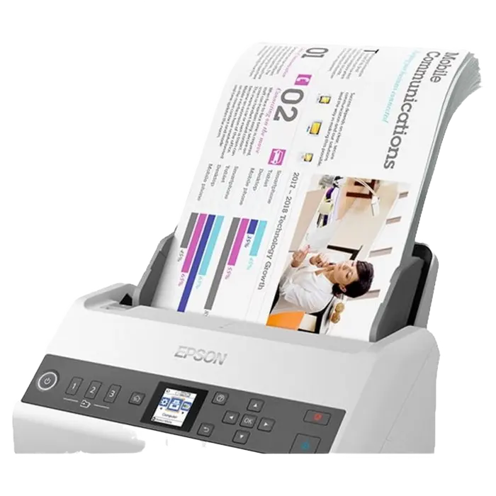 Duplex ADF Epson WorkForce DS-730N A4 Alb
