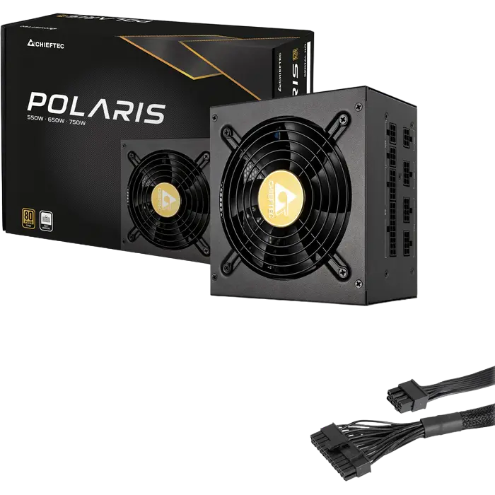 Tip Блок питания для компьютеров Chieftec PPS-750FC Polaris Series ATX Черный