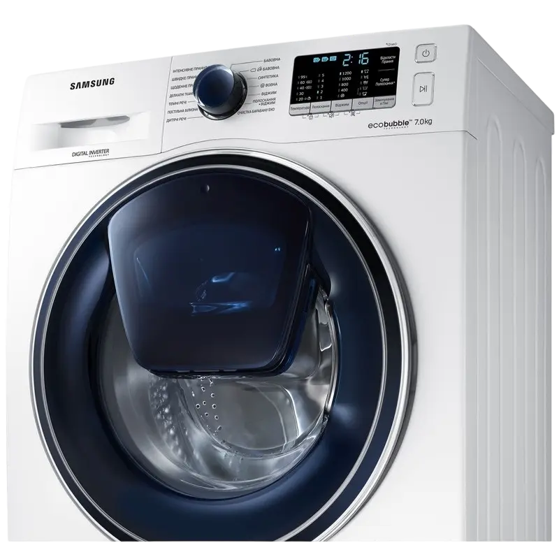 Стиральная машина Samsung WW70K52109WDUA Белый