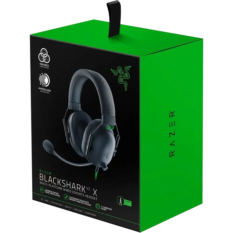 Наушники Razer BlackShark V2 X Чёрный