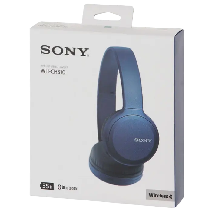 Наушники SONY WH-CH510 Extra Bass Синий