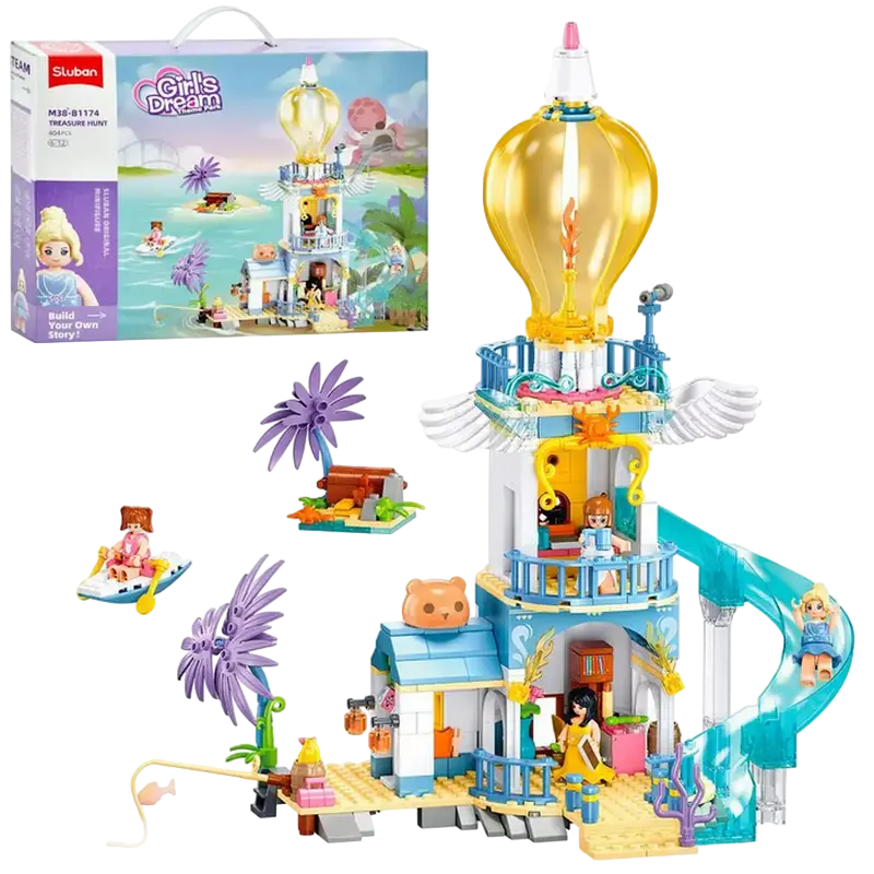 Конструктор Sluban Girls Dream - Castle with a Slide