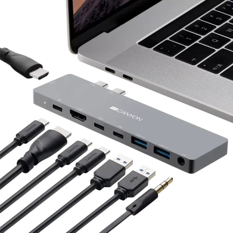 Stație Docking Canyon DS-8 for MacBook Gri