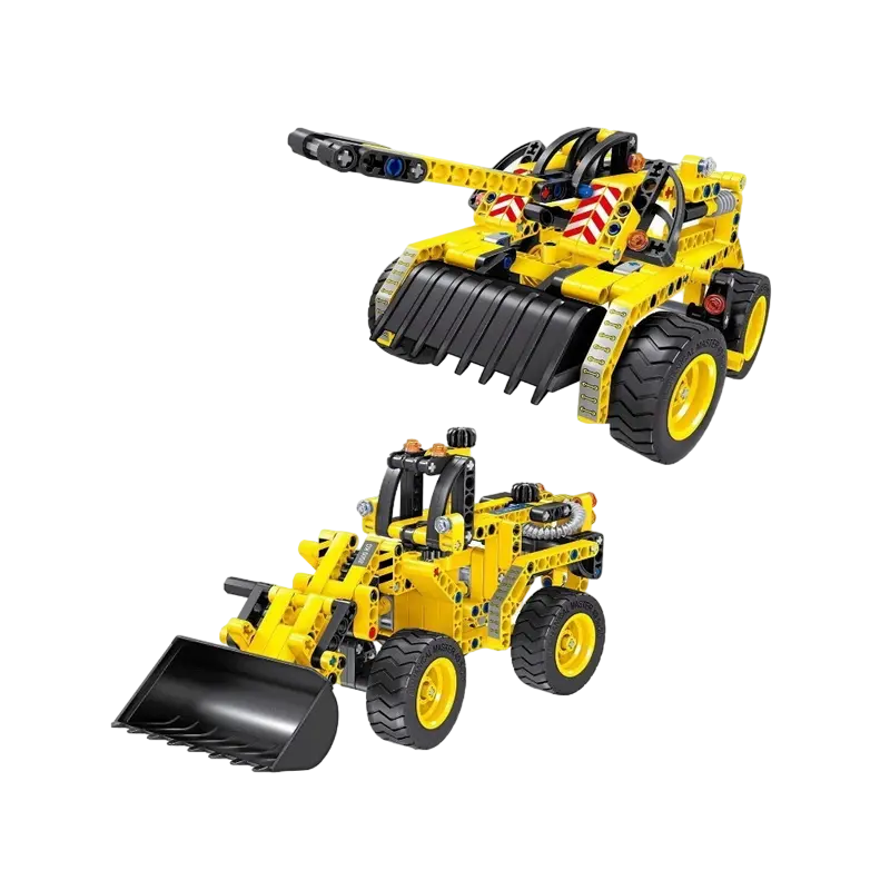 Конструктор iM.Master Construction Bulldozer & Tank Жёлтый