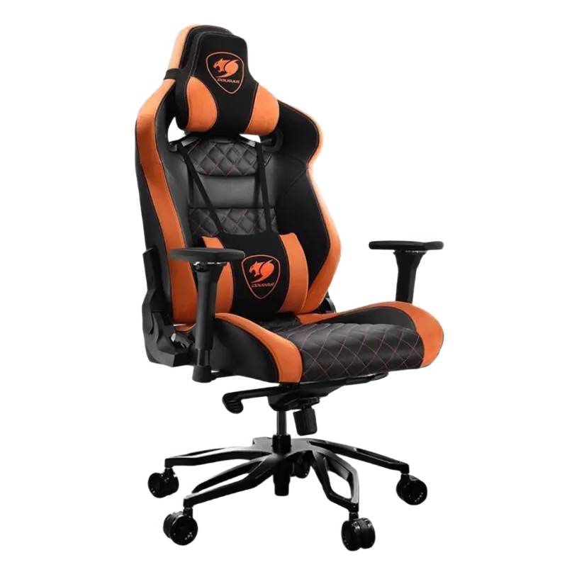 Игровое кресло Cougar Armor Titan Pro ПВХ Кожа Черный/Оранжевый