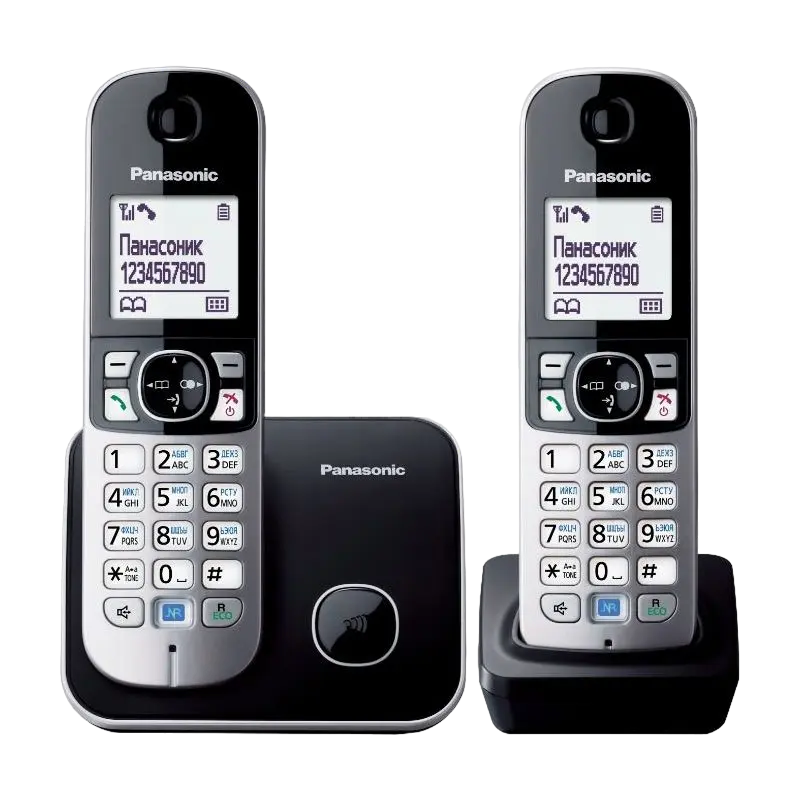 Радиотелефон Panasonic KX-TG6812 Чёрный