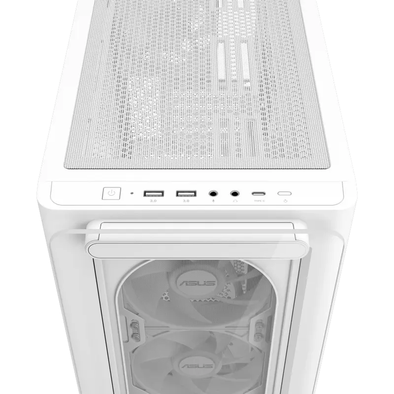 Carcasă PC ASUS A23 PLUS TG ARGB Mini-Tower Alb