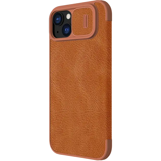 Husă tip carte Nillkin Apple iPhone 15 Plus Qin Pro Qin Pro Maro