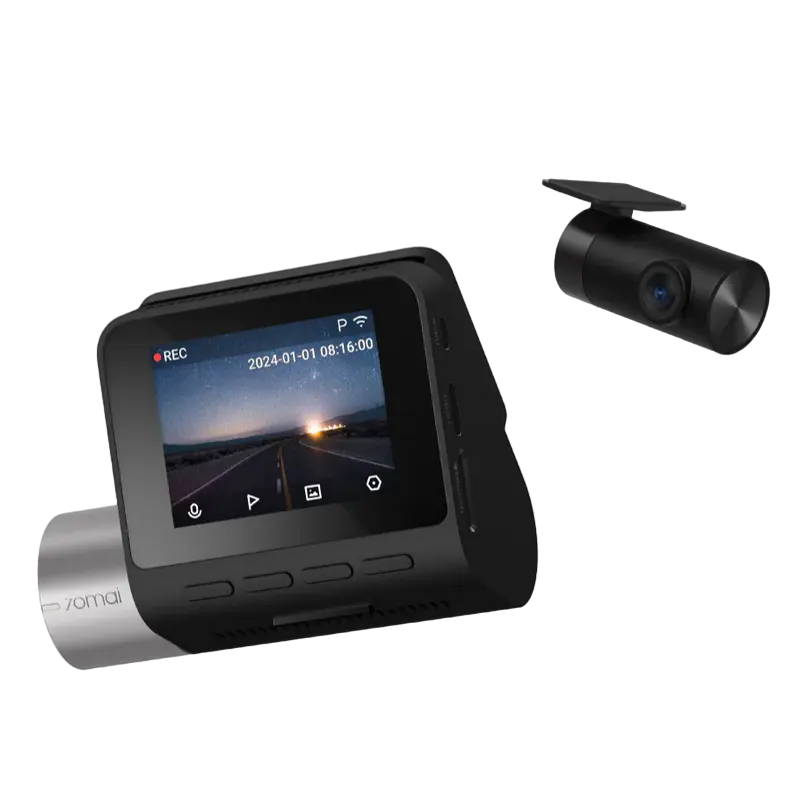 Комплект видеорегистраторов передней и задней панели автомобиля 70mai A510 + RC11 Черный