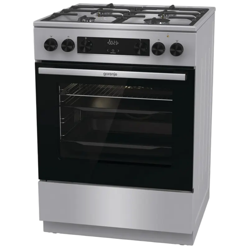 Комбинированная плита Gorenje GK6C4XF Нержавеющая сталь