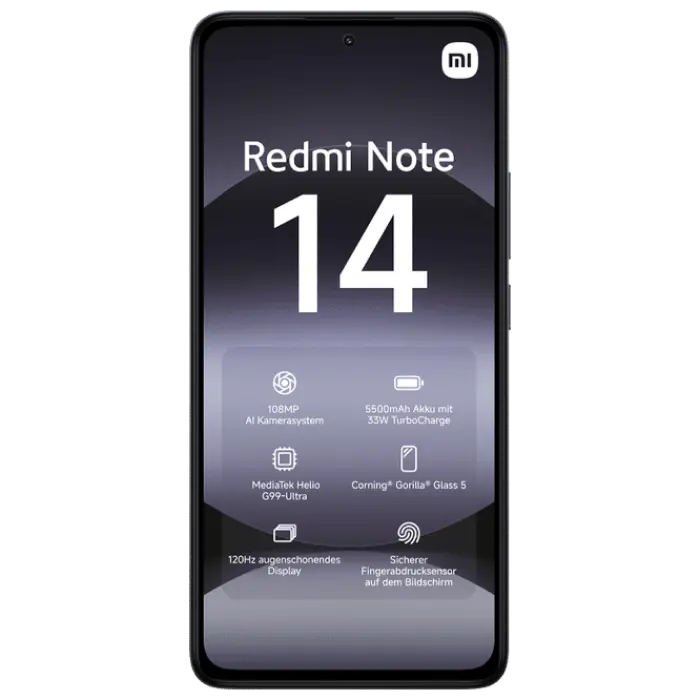 Smartphone Xiaomi Redmi Note 14, 8 GB / 256GB
