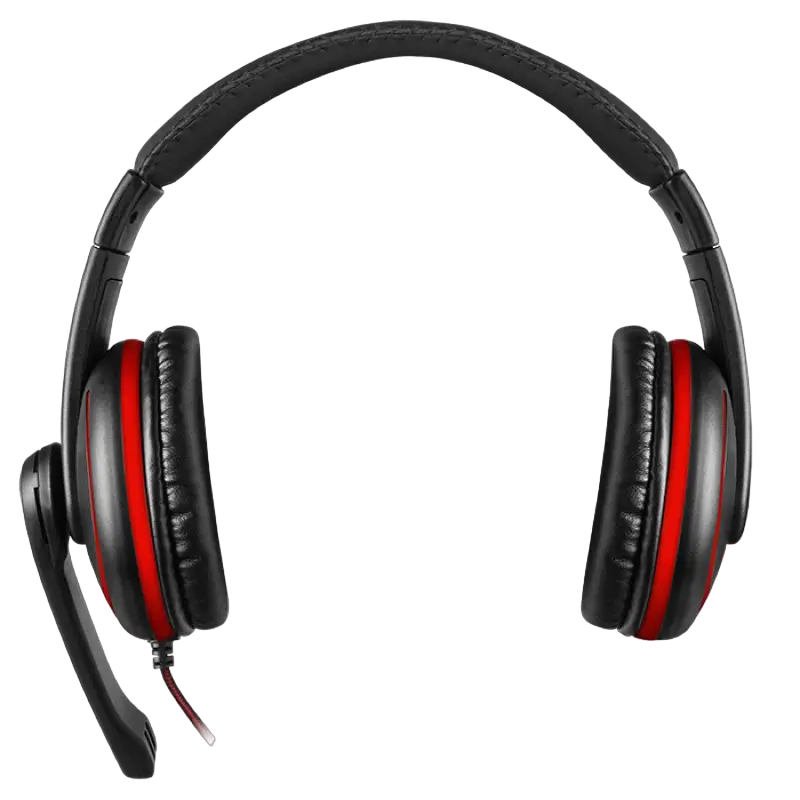 Наушники SVEN AP-G007MV Чёрный/Красный