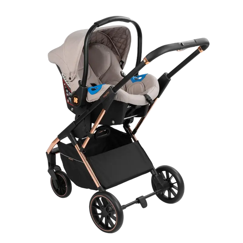Коляска 3-в-1 Kikka Boo Angele Бежевый