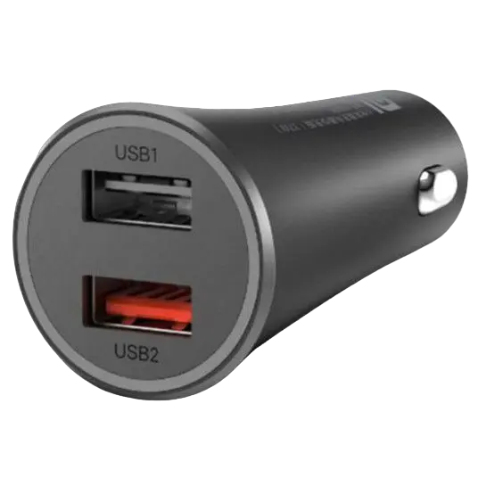 Автомобильное зарядное устройство Xiaomi Mi Dual-Port Черный