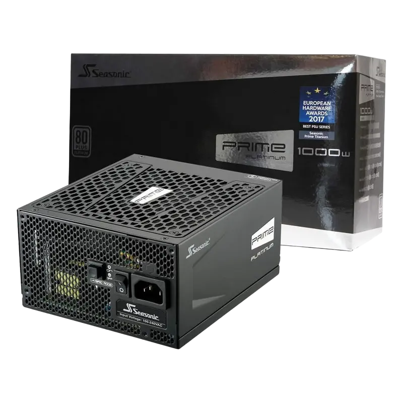 Tip Блок питания для компьютеров Seasonic Prime PX-1000 ATX Черный