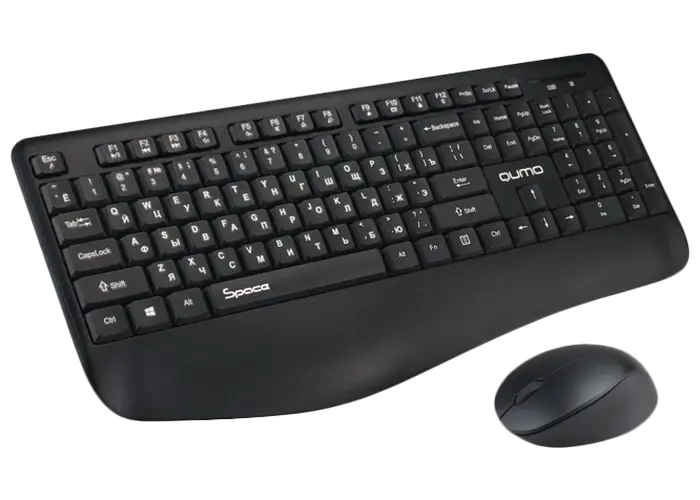 Клавиатура и мышь QUMO Space Мембрана Черный