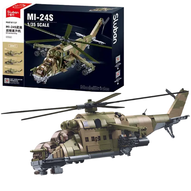 Конструктор Sluban Aircraft MI-24S