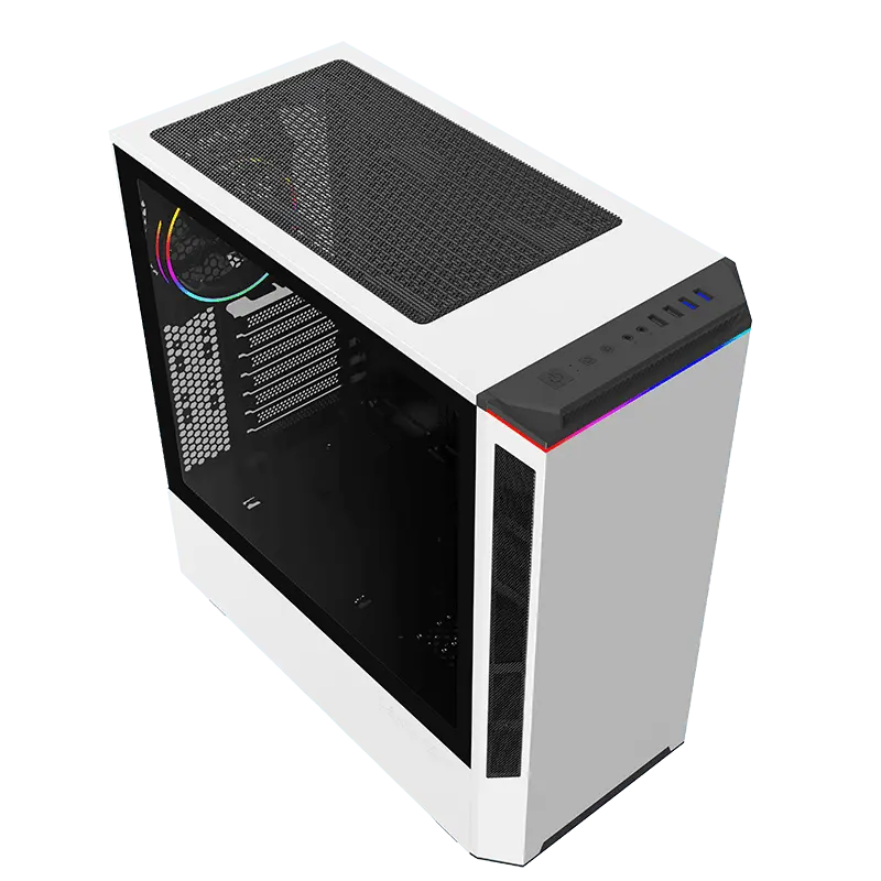 Компьютерный корпус Gamemax PANDA T801 WT Midi-Tower Белый