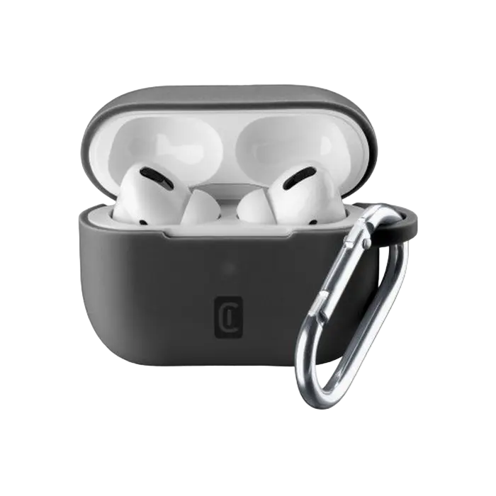 Чехол для Airpods Cellularline Apple Airpods Pro Bounce case Air Чёрный