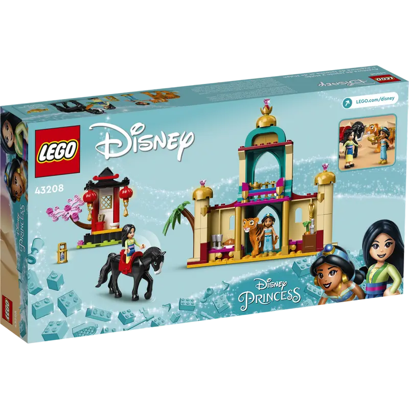 Конструктор LEGO Jasmine and Mulan's Adventure Разноцветный