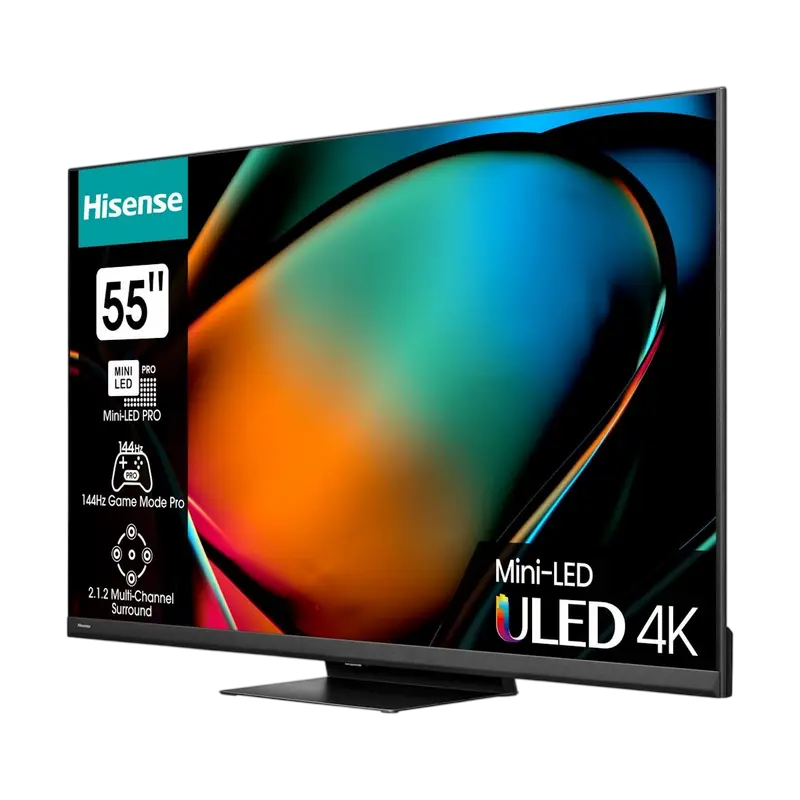 55" MiniLED SMART Телевизор Hisense 55U8KQ Черный