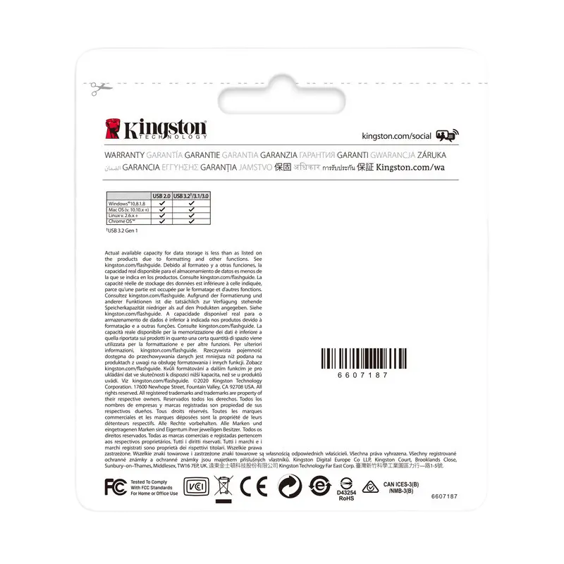 USB Flash накопитель Kingston DataTraveler Kyson 128ГБ Серебристый