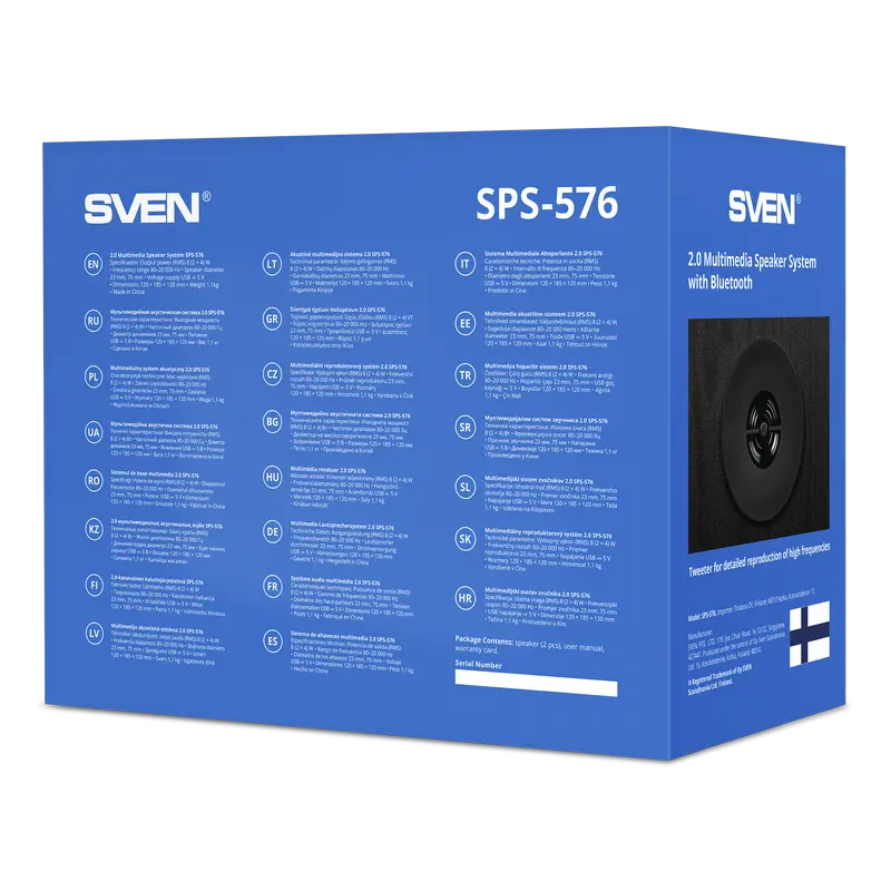 Беспроводные колонки для дома SVEN SPS-576 Черный