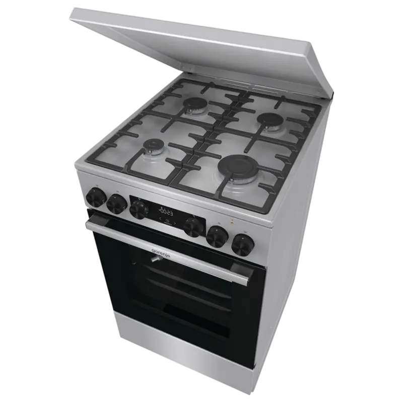 Комбинированная плита Gorenje GKS5C71XF Нержавеющая сталь