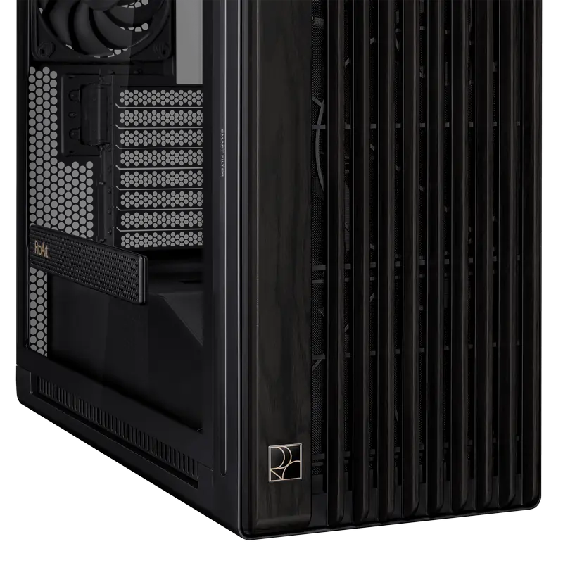 Carcasă PC ASUS ProArt PA602 Wood TG Midi-Tower Negru