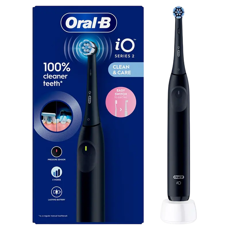 Электрическая зубная щетка Для взрослых Braun Oral-B iO2 Night Black