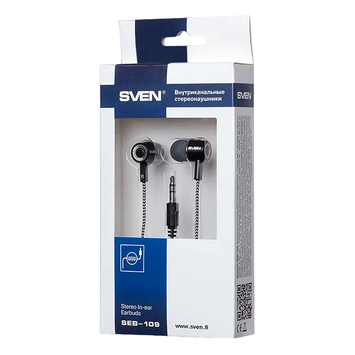 Наушники SVEN E-109 Чёрный/Серый