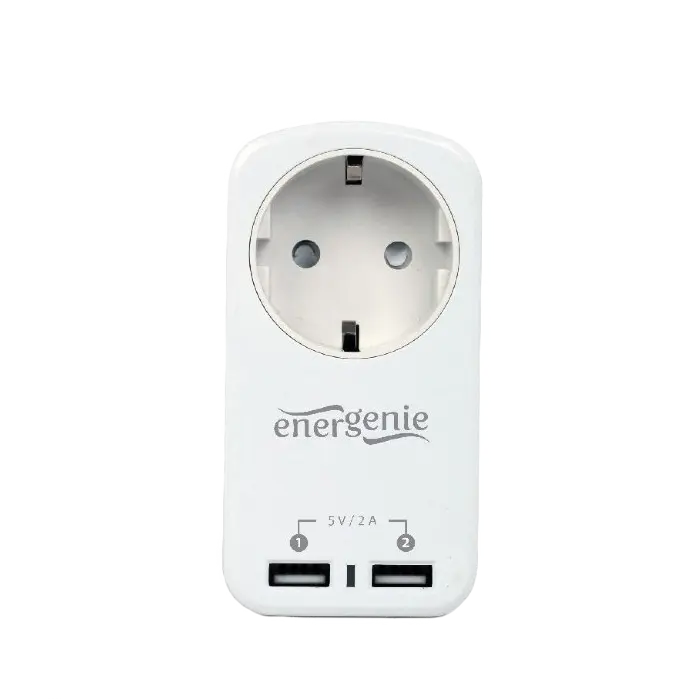 Încărcător Cablexpert EG-ACU2-01-W Alb