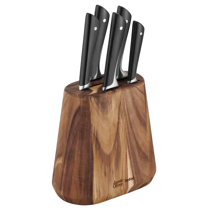 Набор ножей Tefal K267S556 Jamie Oliver Черный
