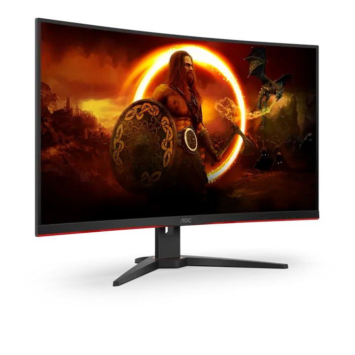 Игровой монитор AOC C32G2ZE/BK Черный | Красный