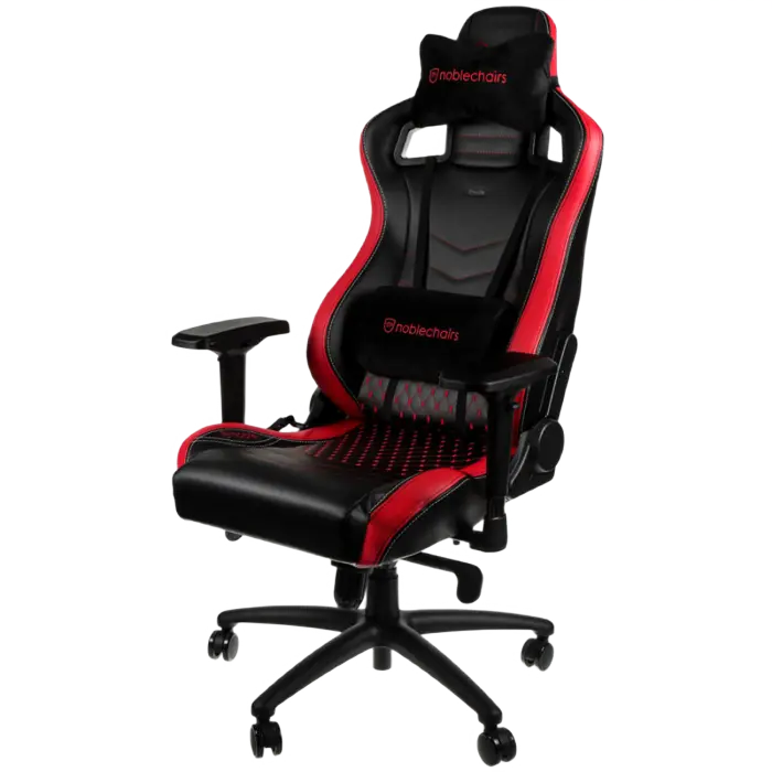 Scaun Gaming Noblechairs Epic PU Piele Negru/Rosu