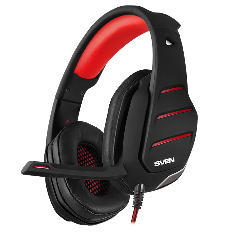 Căști SVEN AP-U997MV Negru/Roșu