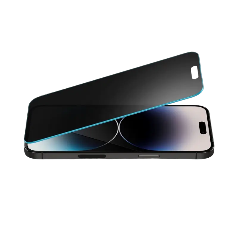 Защитное стекло Spigen Apple iPhone 14 Pro Max Tempered Glass Slim Privacy Slim Черный